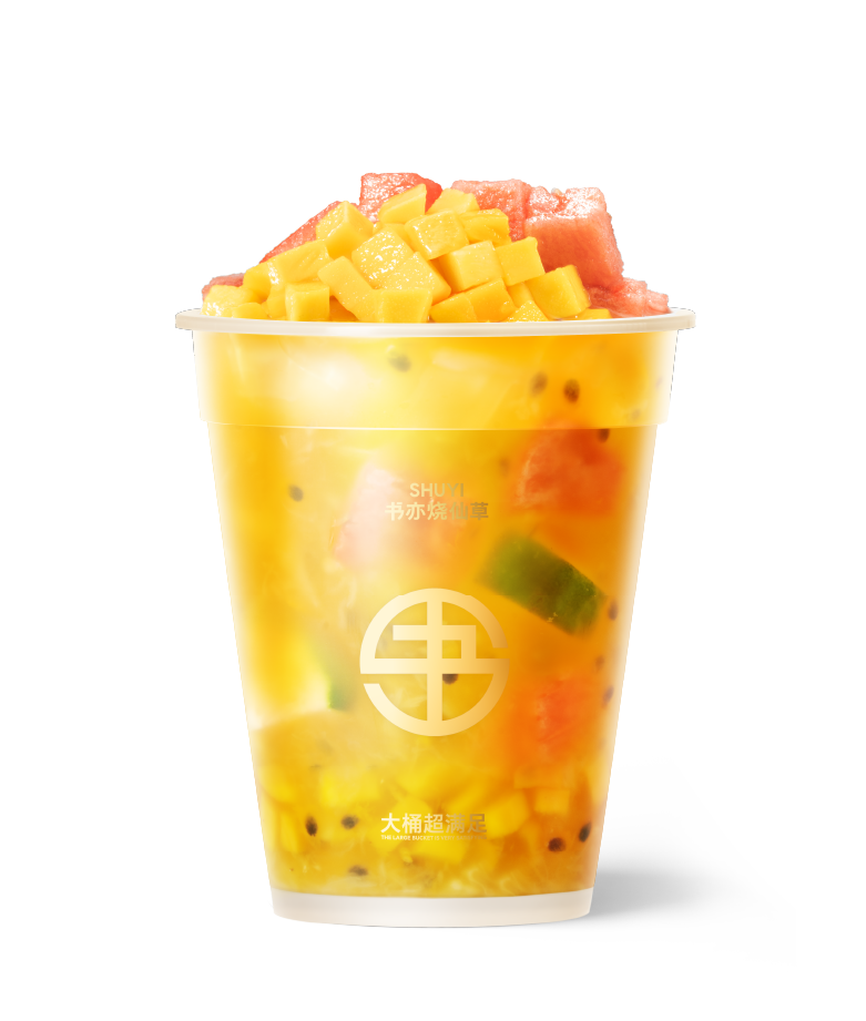 一桶大水果茶